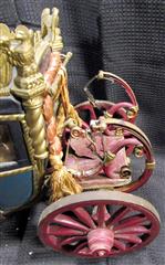 ANTIQUE VICTORIAN STYLE CARRIAGE FOR RESTORATION - ANTIQUE CARRIAGE HAS PAINTED